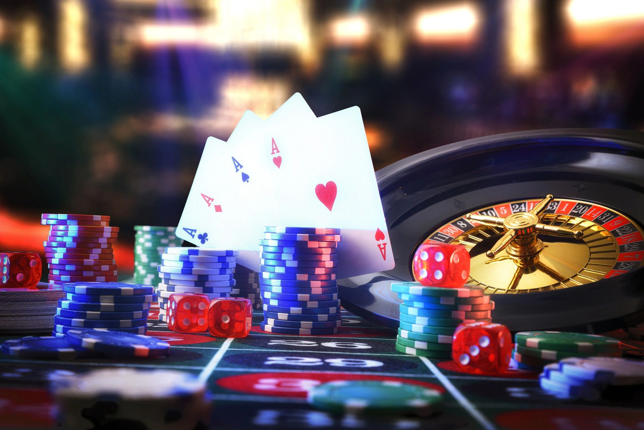 Casino gaming table design