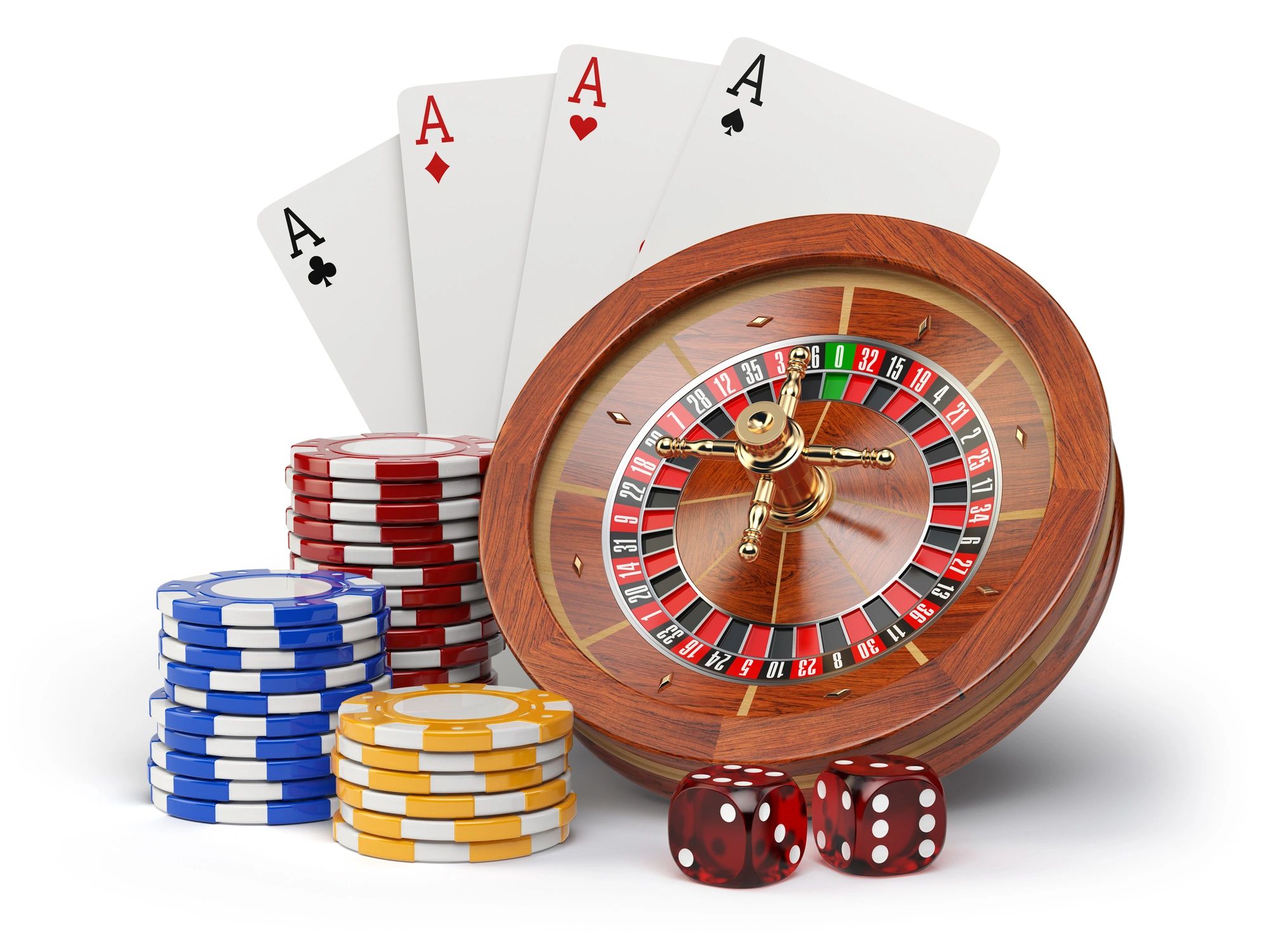 Casino chips and cards for operations